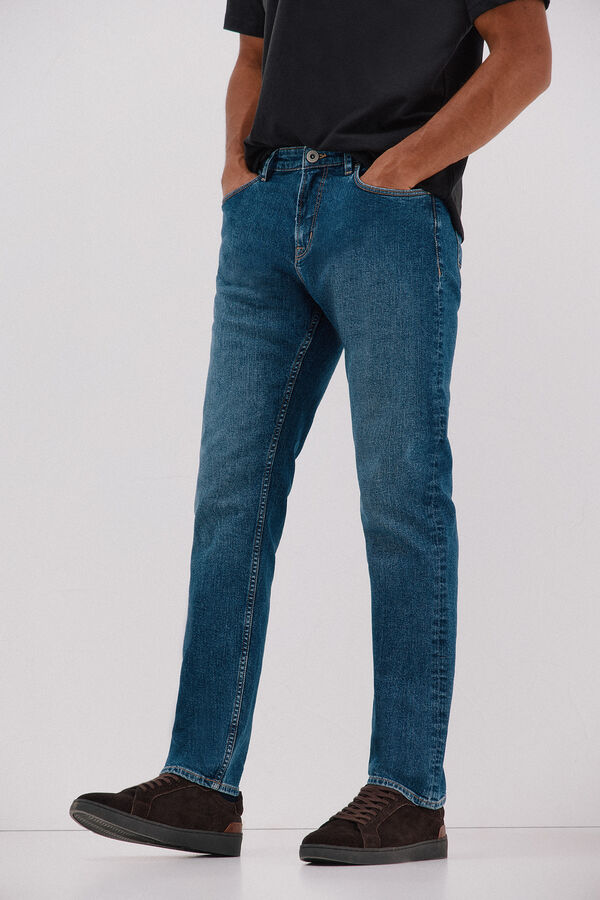 Cortefiel Regular fit jeans Blue