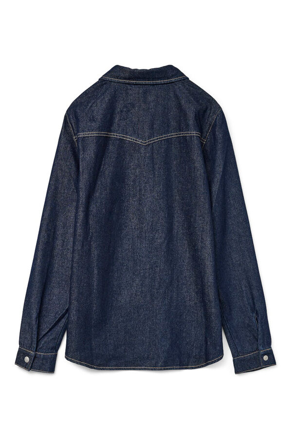 Vero Moda Camisa denim com bolsos no peito Azul