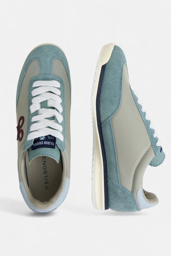 Silbon Zapatilla vintage Azul