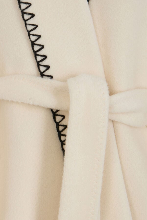 Morgan Capa com cinto Ecru