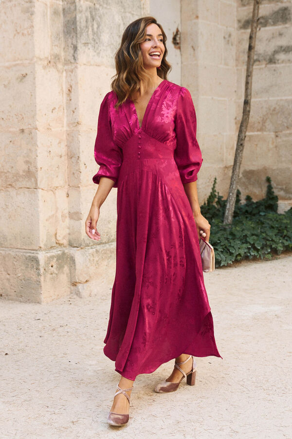 Polín Et Moi Vestido com decote Biniara Granada