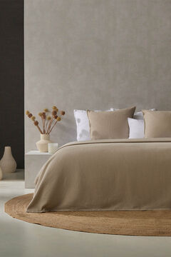 Cortefiel Melisa Beige Bedspread cama 180-200 cm Brown
