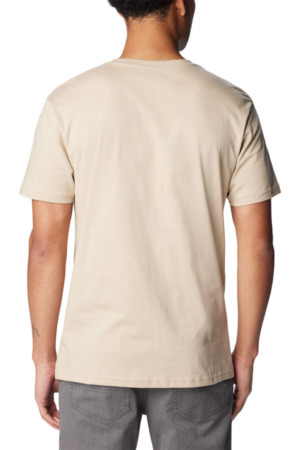 Columbia Camiseta masculina de manga curta Columbia CSC Basic Logo™ Tostado