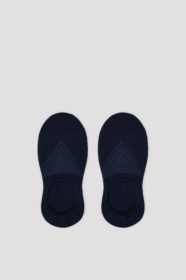 Cortefiel No-show socks with COOLMAX&reg; Navy