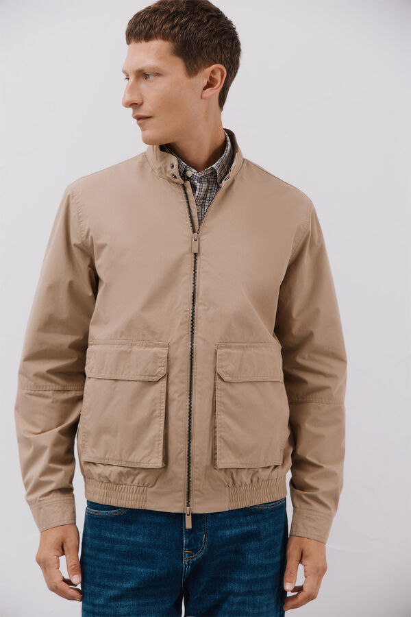 Cortefiel Casual lightweight jacket Beige