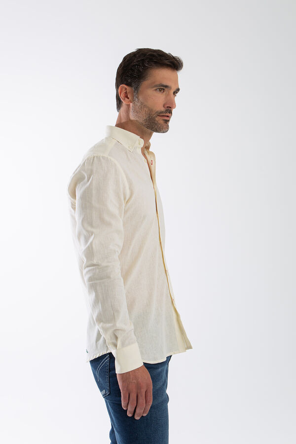 Williot Camisa Lino Amarillo