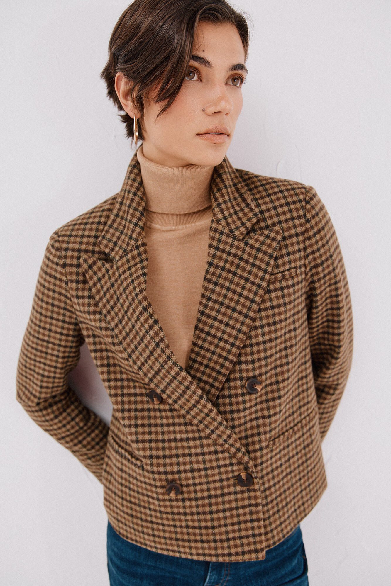 Cortefiel Cropped blazer