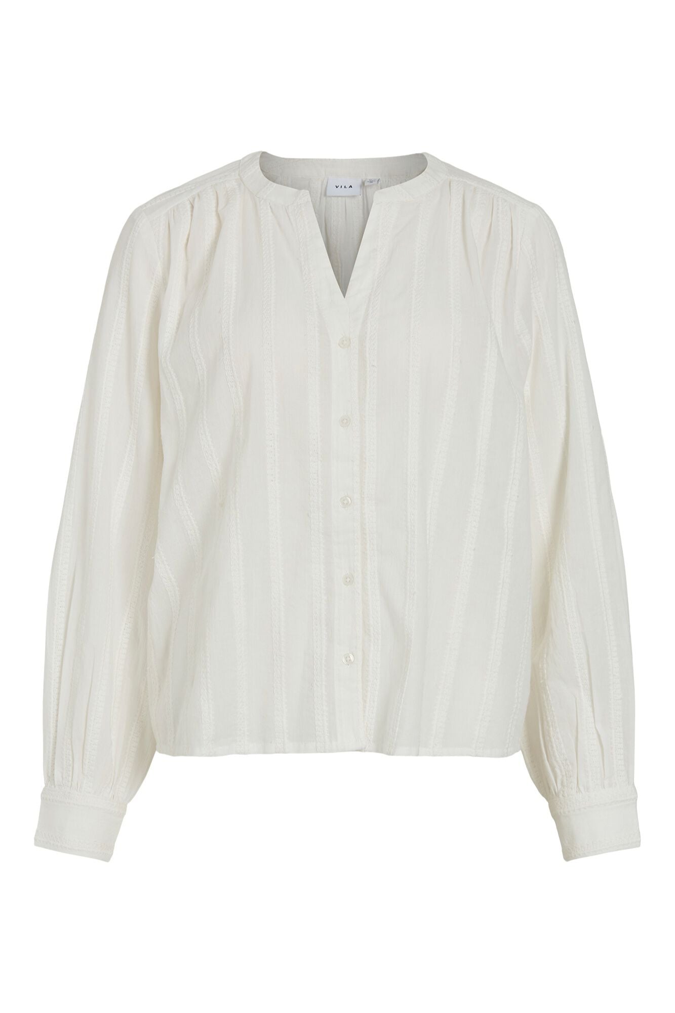 Vila Blusa de algod&atilde;o com bordados