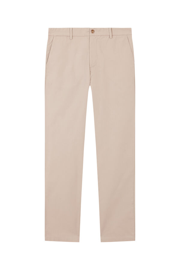 Cortefiel Comfort slim chinos Beige