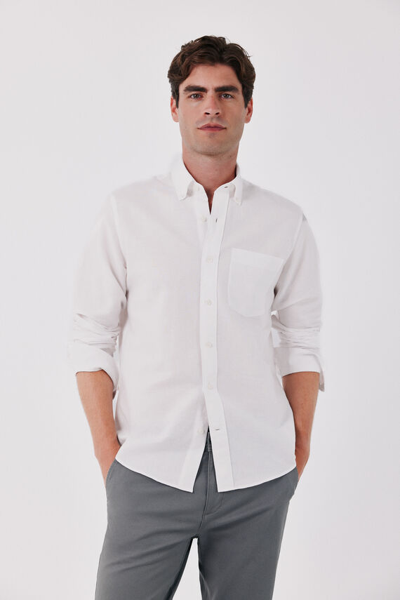 Camisa lino lisa