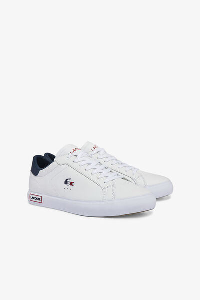 Cortefiel Men's Powecourt leather sneakers White