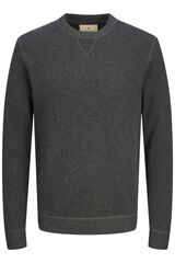 Jack & Jones Jersey de algodón Gris oscuro
