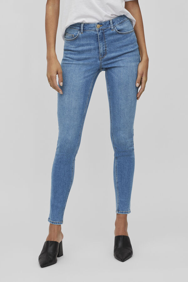 Cortefiel Sarah skinny jeans, regular rise Blue
