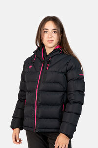 Cortefiel Waterproof jacket with Mount-Loft filling: with hollow-filament insulation Black