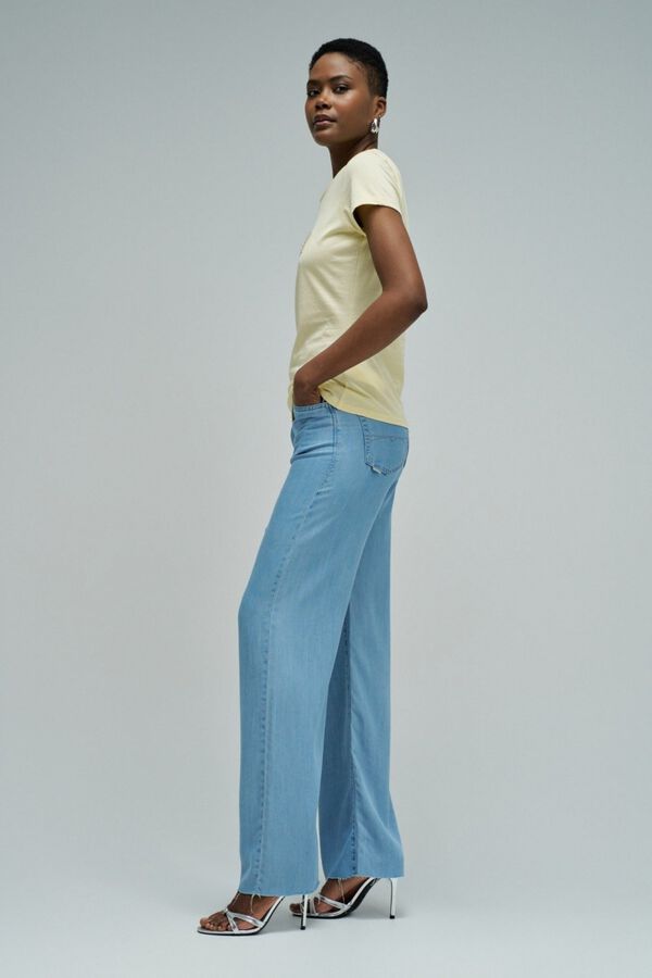 Salsa Jeans T-shirt com logo Amarelo