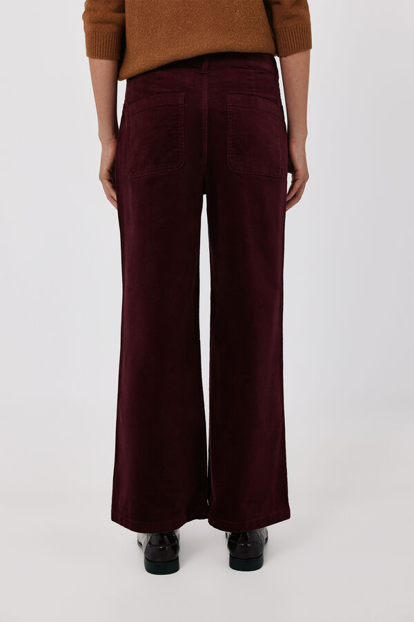 Cortefiel Marine Velvet Sensational jeans Maroon