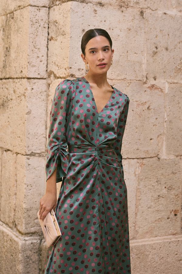 Pol&iacute;n Et Moi Trivias guest dress Green
