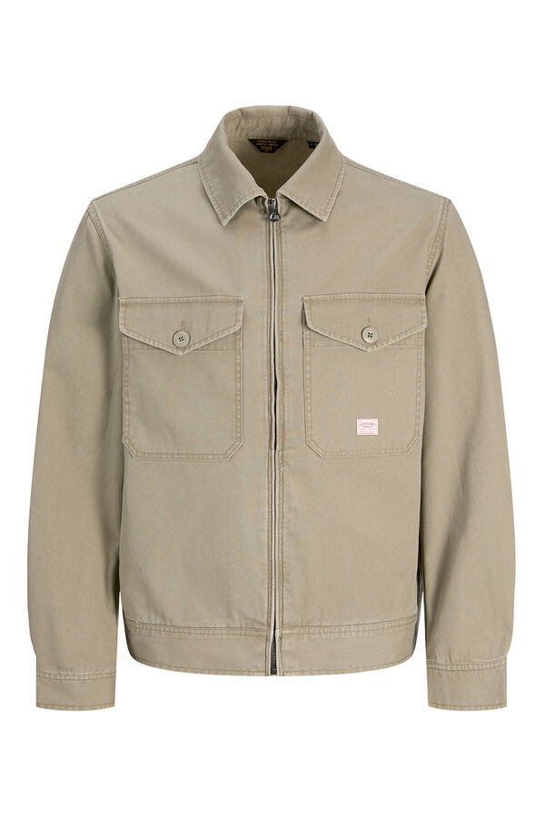 Jack & Jones Casaco curto de tecido plano Verde