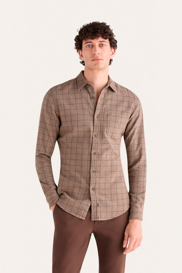 Dockers Camisa Original Castanho