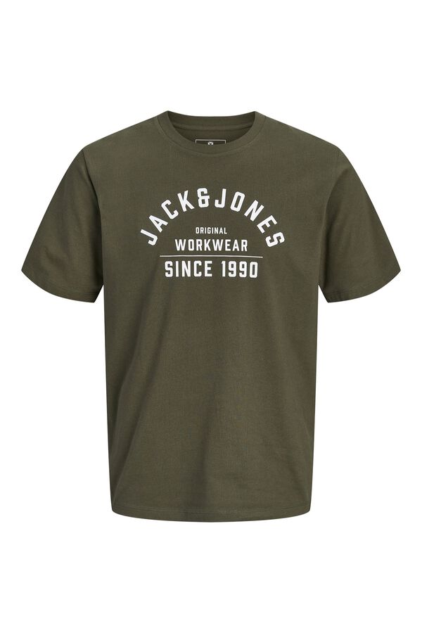 Jack & Jones T-shirt estampado regular fit Verde