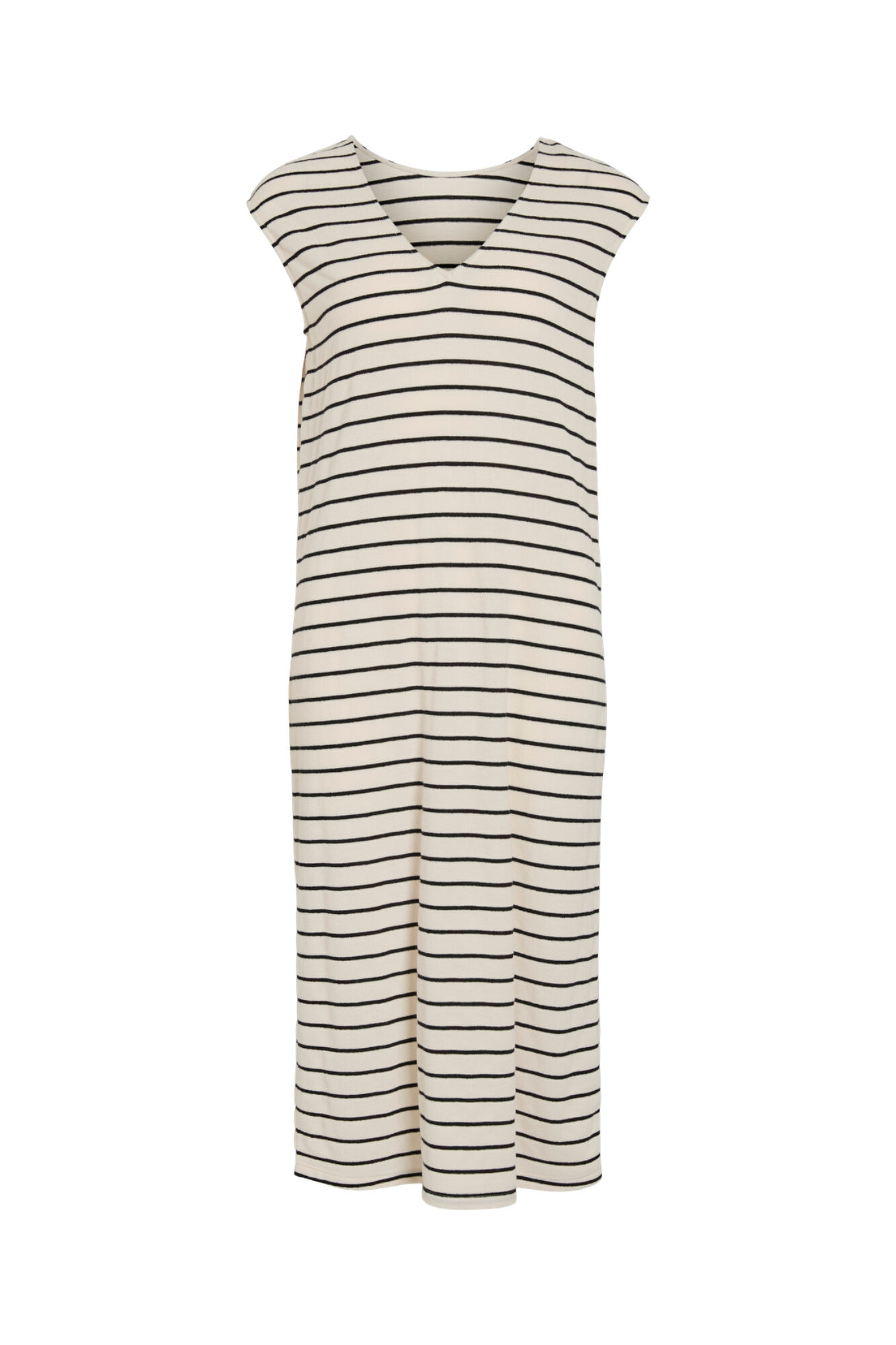 Vila Vestido midi revers&iacute;vel em algod&atilde;o