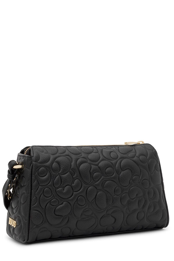 Tous Bandolera grande de piel TOUS Greta Negro