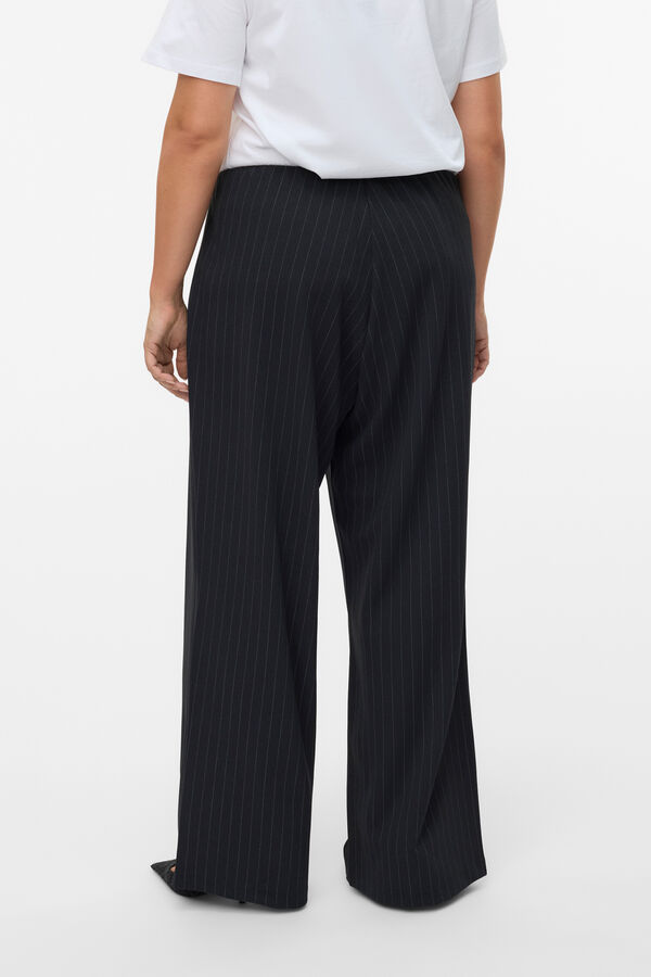 Vero Moda Curve Calça compridas de perna larga Curve  Cinzento