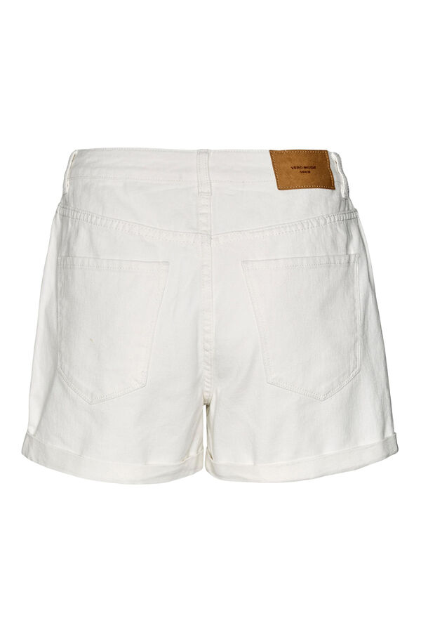 Cortefiel Denim shorts White