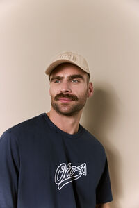 OOTO T-shirt lavada de manga curta