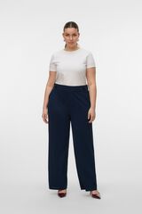 Vero Moda Curve Cal&ccedil;a fluida de perna larga Azul