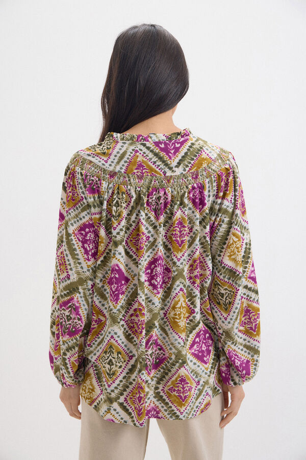 Cortefiel Printed blouse  Multicolour