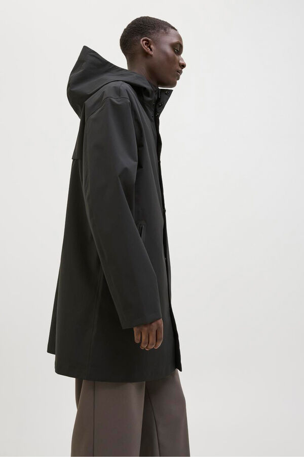 Jack & Jones Regular fit waterproof jacket Black
