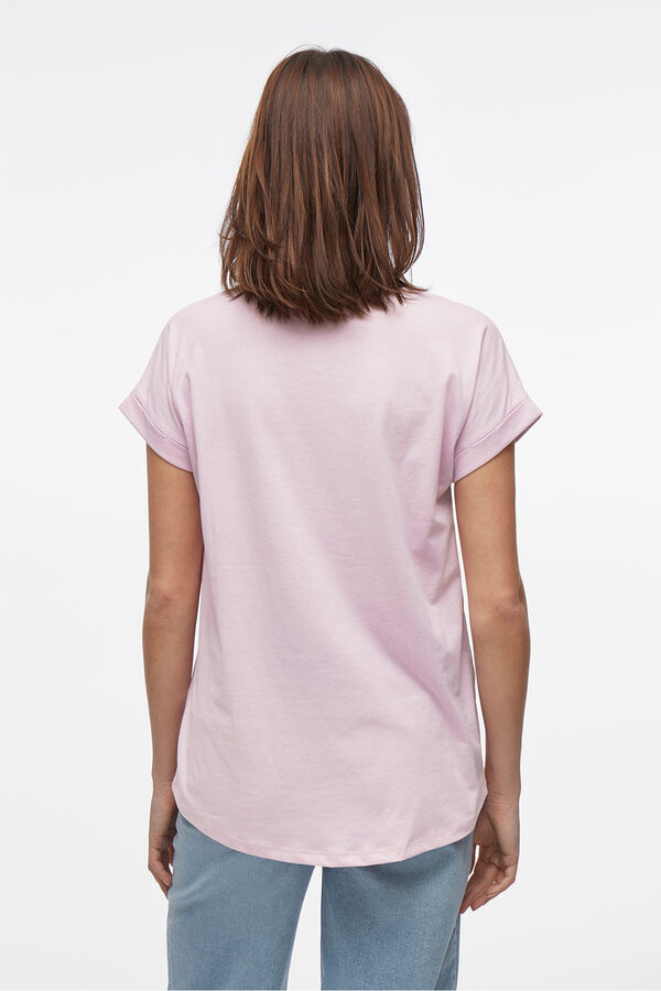 Vila Camiseta manga corta Lila