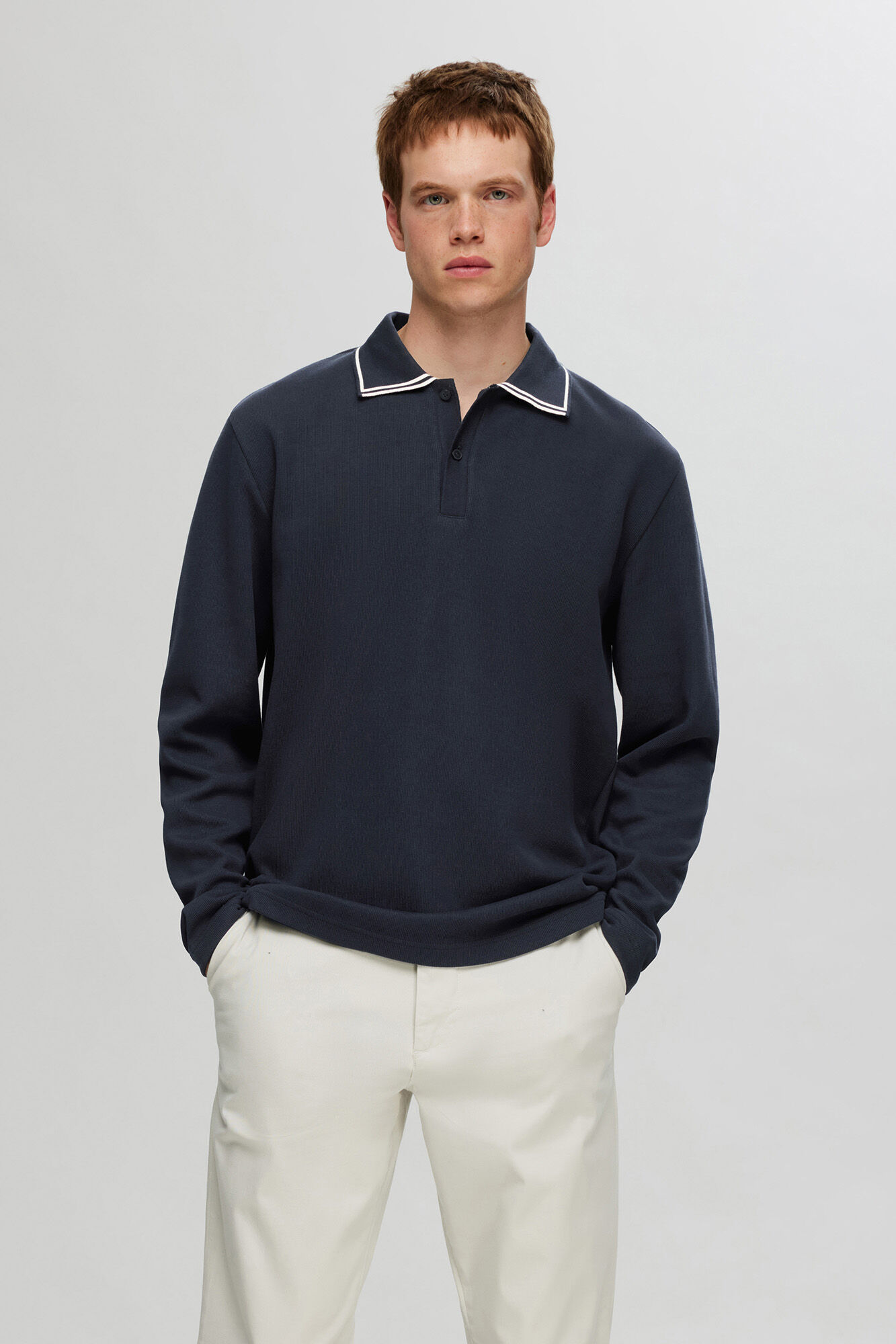 Polo manga larga cortefiel clearance
