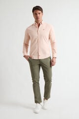 Williot Tencel mini check shirt Orange