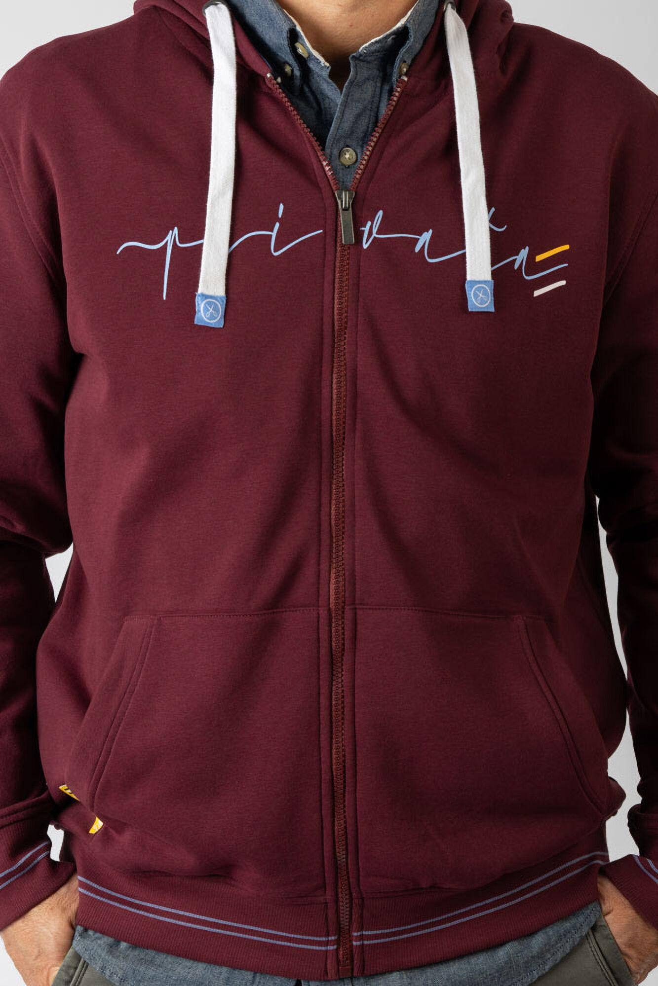 Privata Sudadera abierta con capucha y bolsillos