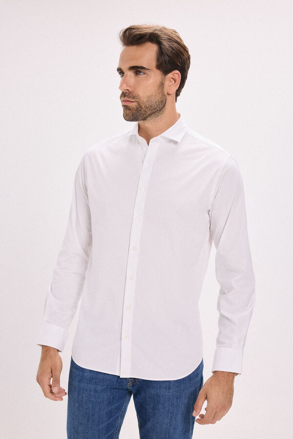 Jack & Jones Camisa slim fit Branco