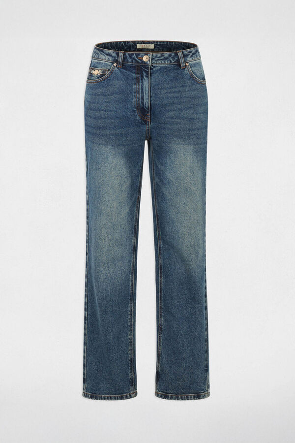 Morgan Jeans retos de cintura alta Azul
