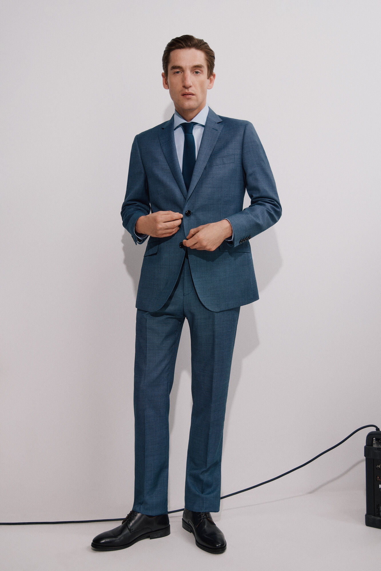 Cortefiel Coolmax&reg; birdseye weave blazer