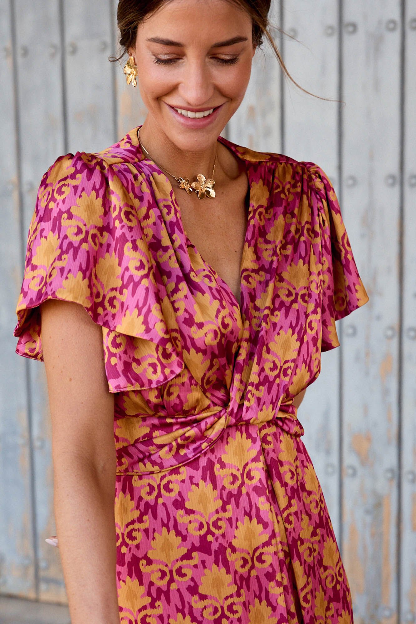 Pol&iacute;n Et Moi Vestido decote Nicoletta