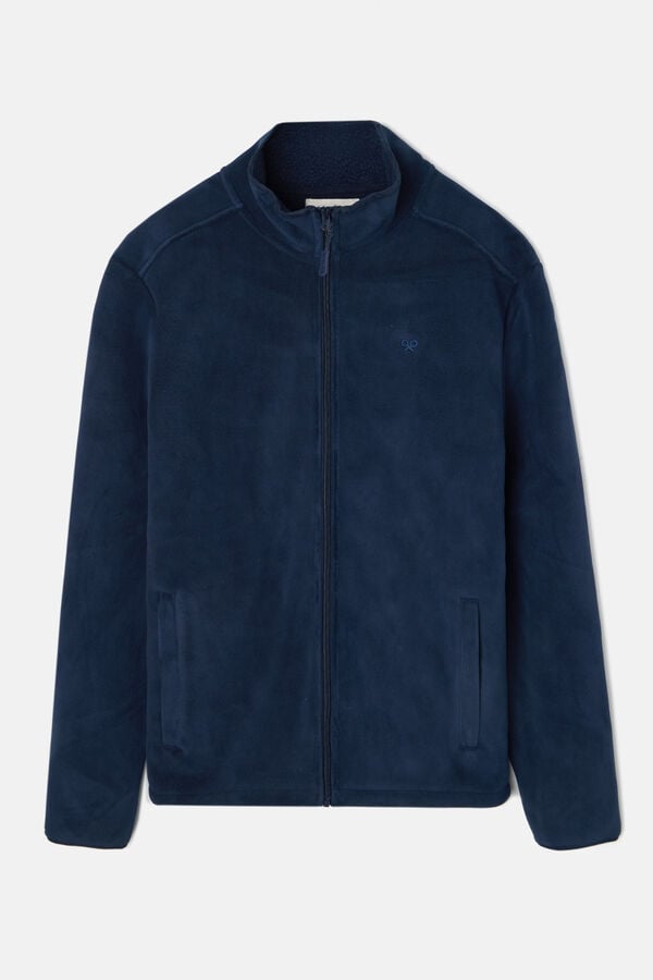 Silbon Forro polar clássico Azul