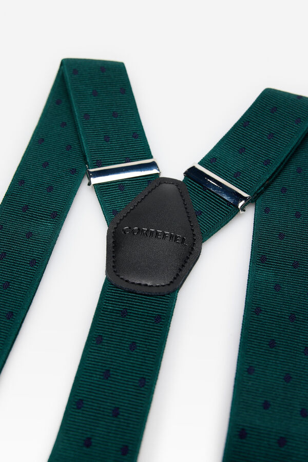 Cortefiel Elastic polka-dot strap Dark green