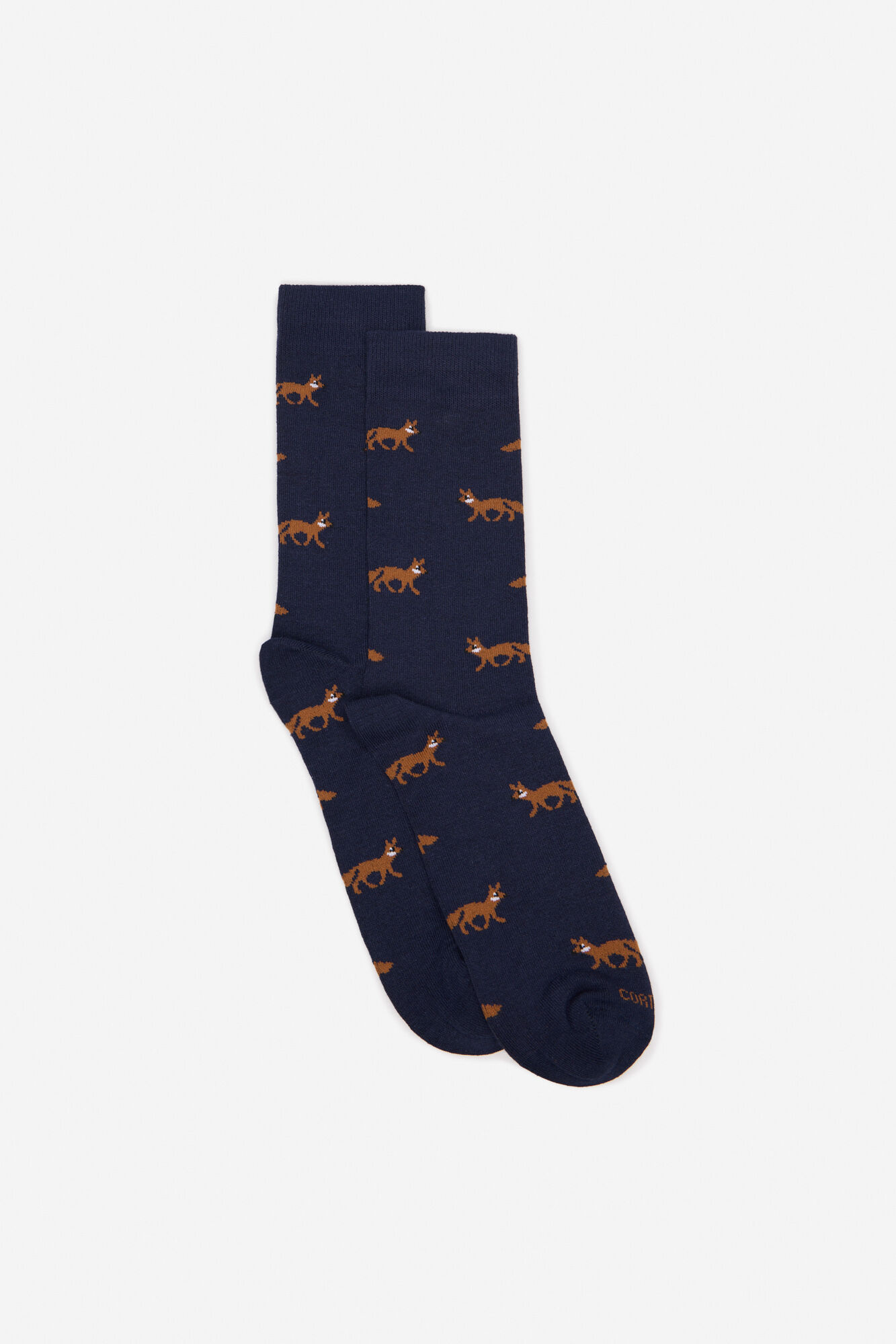 Cortefiel Fox drawing sock
