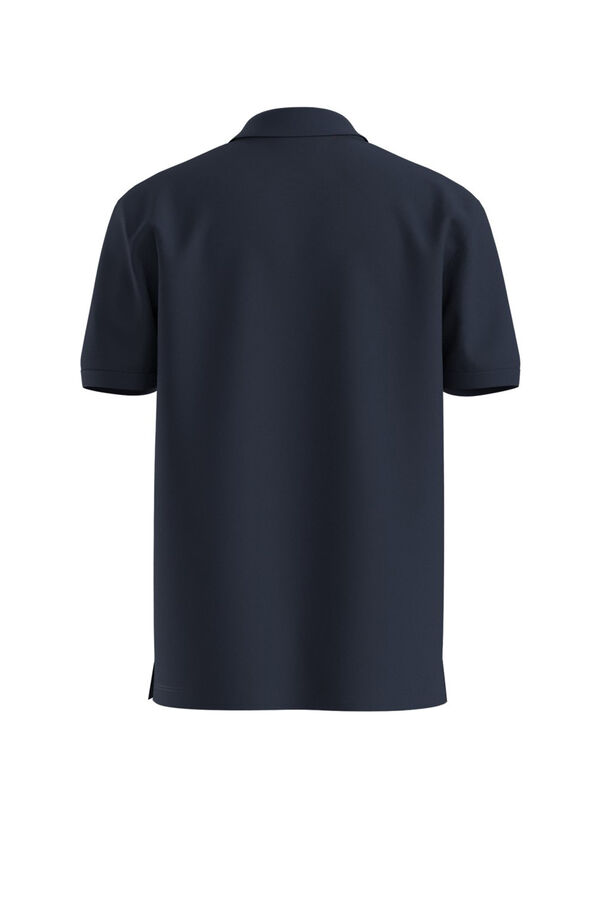 Cortefiel Short-sleeved polo shirt Blue