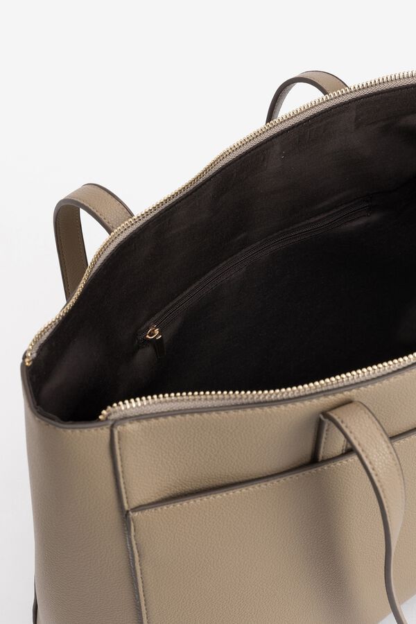 Vilanova Mala tote bag minimalista Tostado