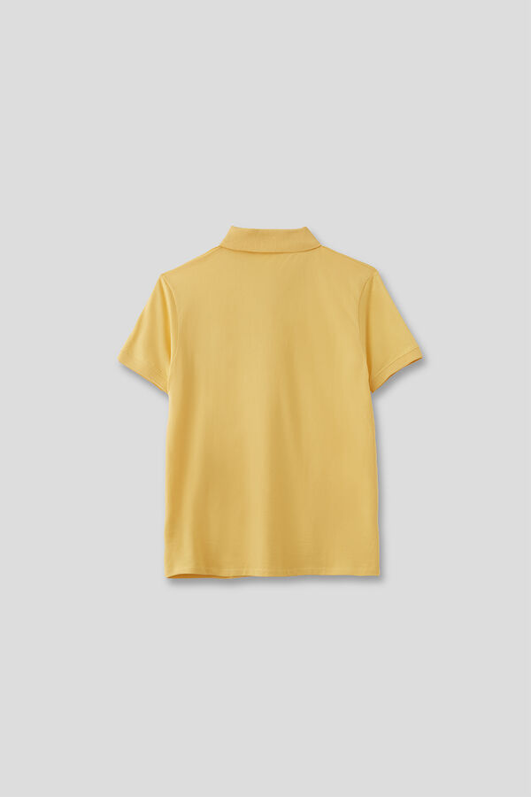 Street Monkey Short sleeve polo shirt Yellow