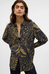 Vero Moda Camisa estampada manga comprida Verde