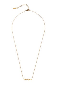 Cortefiel SIEMPRE short necklace - Gold Beige