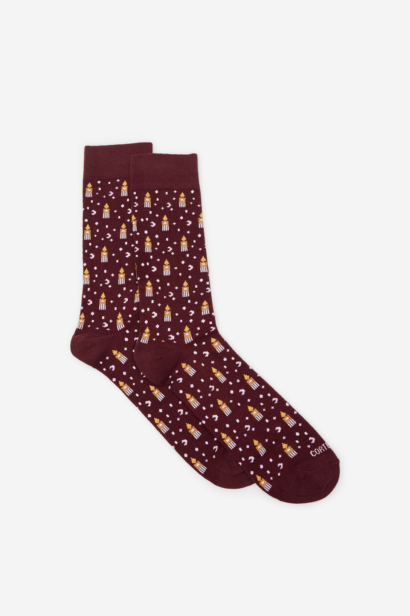 Cortefiel Motif socks gift box