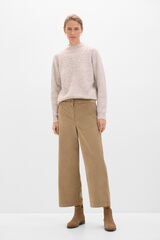 Cortefiel Velvetón marin trousers Beige